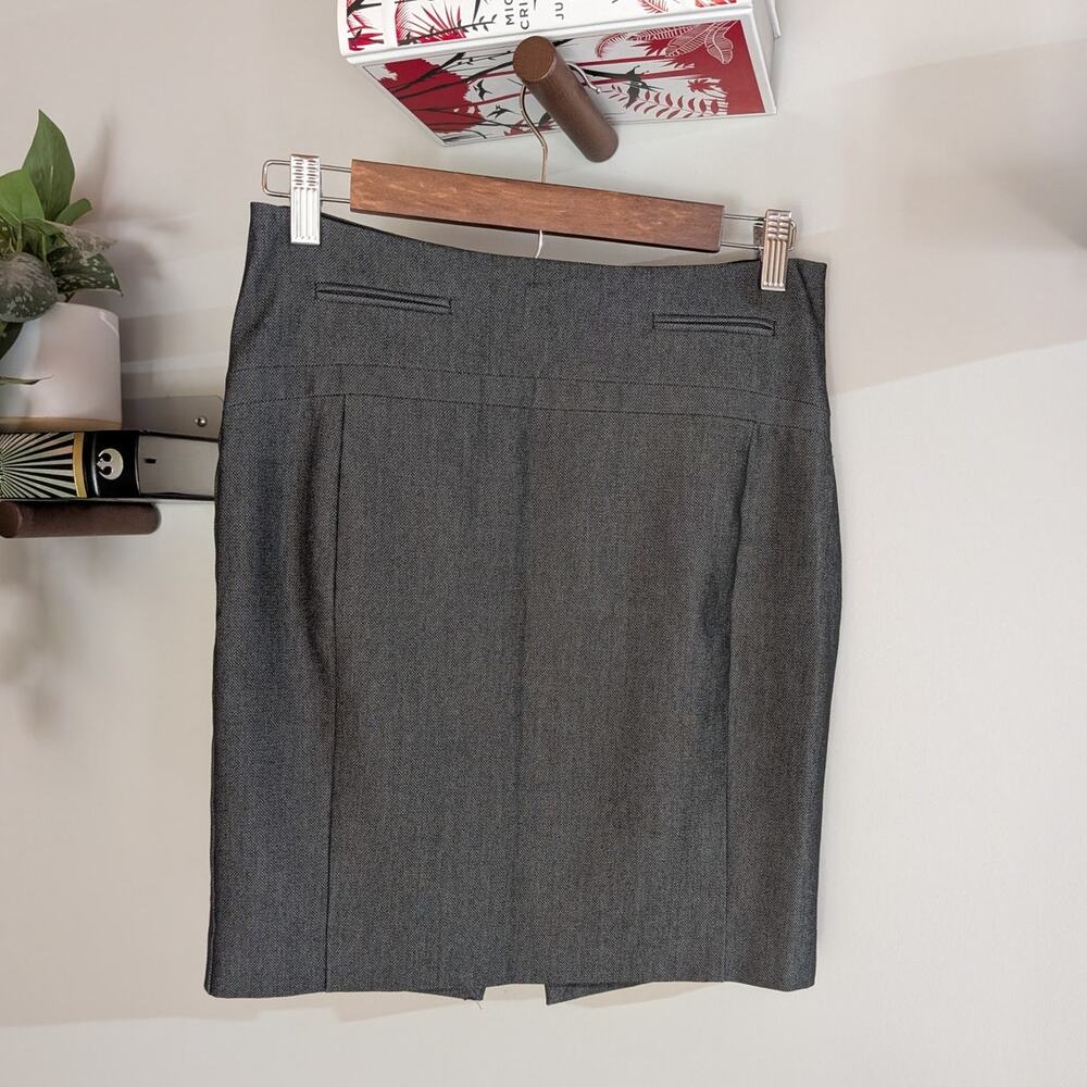 Express | Charcoal Gray Pencil Skirt | 2